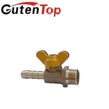 Gutentop Male Three Way Brass Gas Valve For Gas Use